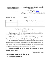 Đề thi giữa học kỳ 1 môn Tiếng Việt lớp 2 năm học 2024 - 2025 - Đề số 2 | Bộ sách Kết nối tri thức