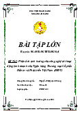 Bài tập lớn: Phân tích ảnh hưởng của công nghệ tới hoạt động kinh doanh của Ngân hàng BIDV môn Ngân hàng thương mại | Học viện Ngân hàng