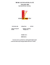 Báo cáo Thực Tập Cơ Bản Kỹ Thuật Điện | Thực tập cơ bản | Trường Đại học Bách Khoa Hà Nội