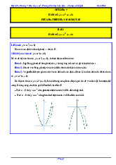 Chương 7: Hàm số y = ax2. Phương trình bậc hai một ẩn | Bài tập toán 9