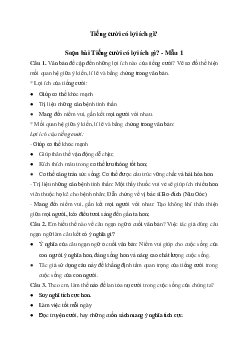 Soạn bài Tiếng cười có lợi ích gì? - Chân trời sáng tạo