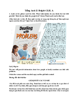 Giải Tiếng Anh 11 CLIL A | Bright