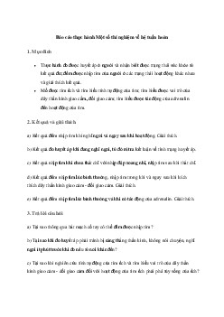 Giải Sinh học 11 Bài 11: Thực hành một số thí nghiệm về hệ tuần hoàn | Kết nối tri thức