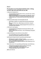 Tài liệu: Phương thức xây dựng Quân đội Nhân dân và Công an Nhân dân theo quan điểm Đại hội XIII - Chủ nghĩa xã hội khoa học học