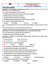 Bộ Đề Kiểm Tra Giữa Học Kỳ 1 KHTN 6 Năm Học 2025-2026 Có Đáp Án Ma Trận Đặc Tả