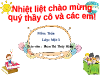 Giáo án điện tử Toán 1 Chương 2 Cánh diều: Phép cộng trong phạm vi 6