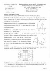 Đề thi chọn học sinh giỏi Toán 12 năm 2025 – 2026 sở GD&ĐT Hà Nội