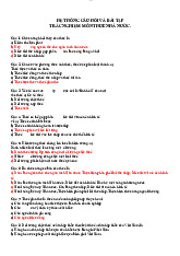 Ngân hàng trắc nghiệm ôn tập thuế và nhà nước | Môn thị trường tài chính