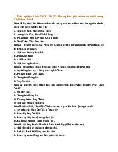 Trắc nghiệm Lịch sử 11 Bài 23 : Phong trào yêu nước và cách mạng Việt | Lịch Sử 11 Nam