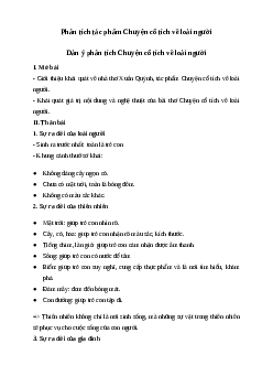 Văn mẫu lớp 6: Phân tích tác phẩm Chuyện cổ tích về loài người | Kết nối tri thức