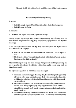 Cảm nhận về nhân vật Phùng trong Chiếc thuyền ngoài xa | Văn mẫu 12