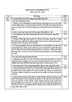Hướng dẫn chấm đề đề Xuất | Đại học Sư Phạm Hà Nội