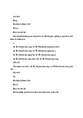 TOP Câu hỏi trắc nghiệm chương 2 có đáp án Môn Nguyên lý kế toán | Đại học Kinh Tế Quốc Dân