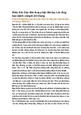 Phân tích Đau đớn thay phận đàn bà, Lời rằng bạc mệnh cũng là lời chung