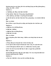 4-2 - LSĐ: Câu hỏi cho Khảo sát Lịch sử Đảng Cộng sản 1931-1932 | Trường Đại học Tài chính - Ngân hàng Hà Nội
