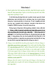 Doanh Nghiệp Xuất Nhập Khẩu và Quy Định Thuế tại Khu Chế Xuất môn Luật kinh tế | Trường đại học Mở Hà Nội