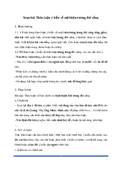 Soạn bài: Thảo luận ý kiến về một hiện tượng đời sống Ngữ Văn 8 | Cánh diều