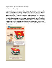 Ý nghĩa chiếc huy hiệu đoàn TNCS Hồ Chí Minh là gì?