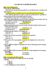 Câu hỏi ôn tập phôi thai học | Đại học Y dược Cần Thơ