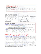 Chương1 - BÀI GIẢNG THỐNG KÊ CHƯƠNG 1. Môn Thống kê ứng dụng | Đại học Văn Hiến.