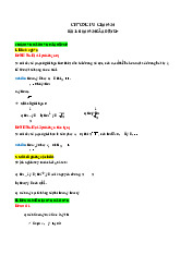 lý thuyết chương 4: Giới hạn của dãy số | Môn toán cao cấp