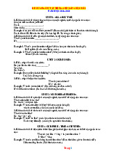 Đề Cương Ôn Tập Học Kỳ 1 Tiếng Anh 5 Global Success 2025-2026 Có Đáp Án