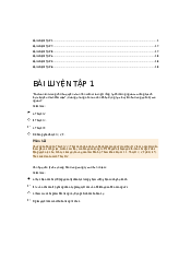 Bài tập tổng hợp  - Môn Quản trị nhân lưc| Đại học Kinh Tế Quốc Dân