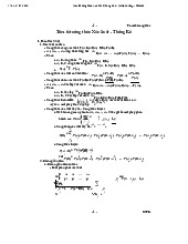 Tóm tắt công thức Xác Suất Thống Kê I môn Xác suất thống kê| Trường Đại học Ngoại Thương