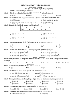 Đề thi giữa kỳ 2 Toán 10 KNTT (có đáp án)-Đề 4