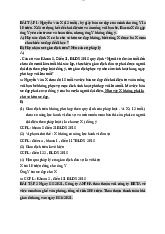 Câu hỏi về giao dịch dân sự và trách nhiệm pháp lý | Môn Pháp luật đại cương - Trường Cao đẳng Kinh tế Đối ngoại