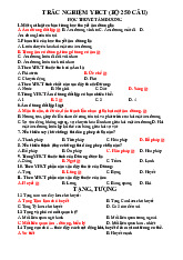 250 Trắc nghiệm dược học cổ truyền | Đại học Nguyễn Tất Thành