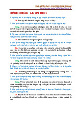 90 câu nhận định đúng sai (tham khảo)