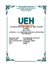 Đề cương Chương 5 : các chiến thuật phòng & chống thâu tóm thù địch môn Sáp nhập, mua lại và tái cấu trúc doanh nghiệp  | Trường Đại học Kinh tế Thành phố Hồ Chí Minh