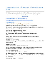 Công thức tính số mol, khối lượng mol, thể tích mol kèm ví dụ dễ hiểu lớp 9