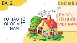 Giáo án điện tử Đạo đức 3 Bài 2 Kết nối tri thức: Tự hào Tổ quốc Việt Nam