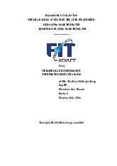 Website quản lý kinh doanh thiết bị, phụ kiện công nghệ | Môn Công nghệ thông tin - Đại học Sư phạm Kỹ thuật Thành phố Hồ Chí Minh