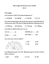 Phiếu bài tập hè môn Toán lớp 4 lên lớp 5 Cánh Diều - số 2