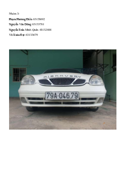 Kiểm định xe cơ giới | Bài tập môn Công nghệ ô tô | Trường Cao đằng Kỹ thuật Công nghệ Nha Trang