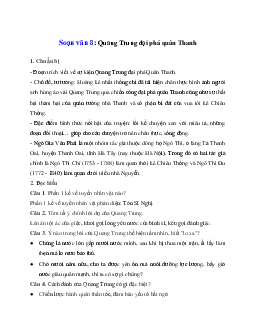 Soạn bài: Quang Trung đại phá quân Thanh Ngữ Văn 8 | Cánh diều