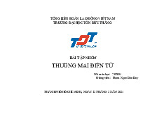 Bảng Báo Giá Dịch Vụ Thương Mại Điện Tử | Thương mại điện tử | Đại học Tôn Đức Thắng