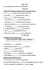 Tổng hợp bài tập ôn tập môn tiếng anh cơ bản 2 | Học viện tài chính