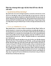 Kịch bản chương trình ngày hội đại đoàn kết toàn dân tộc mới nhất