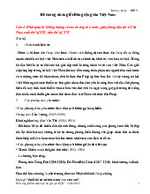 Đề cương môn đường lối đảng cộng sản việt nam- Trường Đại học bách khoa - Đại học đà nẵng.