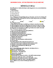 TRẮC NGHIỆM - Hóa lý dược cho sinh viên ngành Dược (Có đáp án)