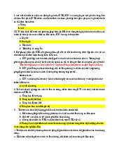Bài tập kiểm tra tình hình hàng tồn kho và thủ tục kiểm toán | Đại học Thương Mại