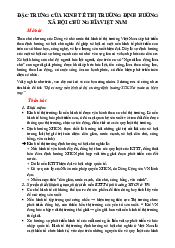 Đặc trưng của nền kinh tế xã hội chủ nghĩa - Kinh tế chính trị Mác-Lênin | Học viện Chính sách và Phát triển