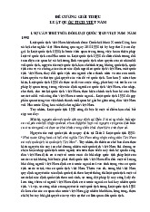 Đề cương giới thiệu luật quốc tịch Việt Nam | Trường Đại học Kinh tế – Luật, Đại học Quốc gia Thành phố Hồ Chí Minh