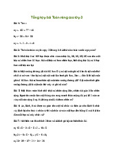 Tổng hợp 101 bài Toán nâng cao lớp 3