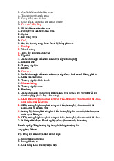 Câu hỏi lý thuyết ôn tập thi trắc nghiệm môn Quản trị chiến lược | Học viện Công Nghệ Bưu Chính Viễn Thông