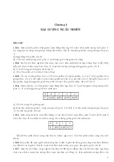 Bài tập Xác Suất Thống Kê Chương 2 Đại lượng ngẫu nhiên | Đại học Kiến trúc Hà Nội